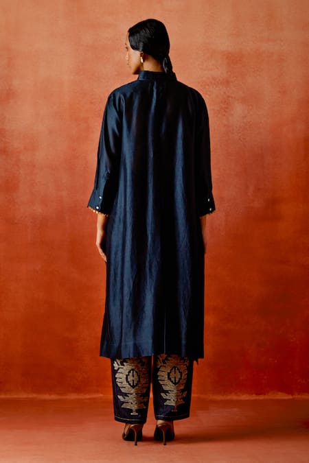 Jajaabor Pleated Tunic & Pant Set 