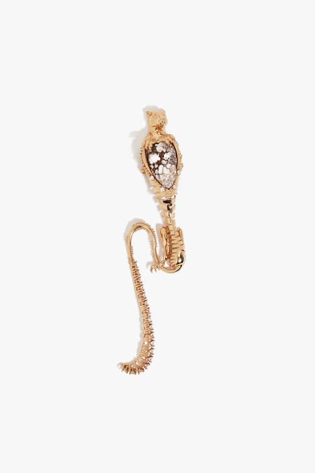 Outhouse Rose Gold Crystals Temptress Leopard Statement Brooch Online at Aza Fashions Outhouse_Rose Gold Crystals Temptress Leopard Statement Brooch _Online_at_Aza_Fashions