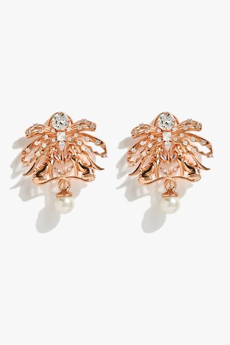 Outhouse La Leopard Stud Earrings 