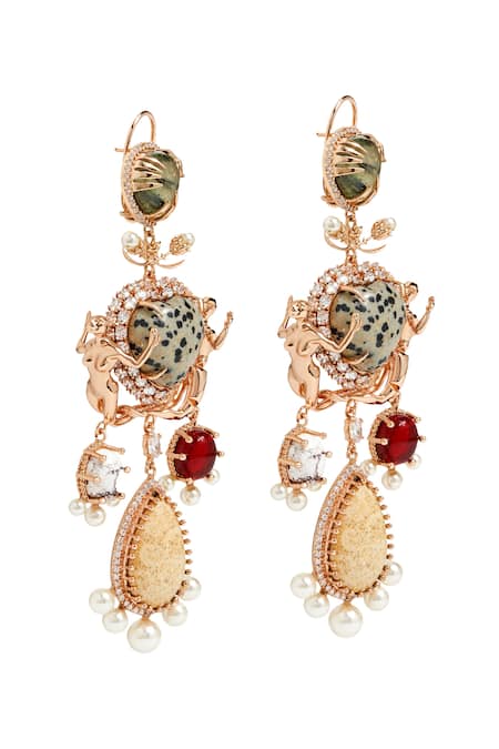 Outhouse The Wild Empress Statement Earrings 