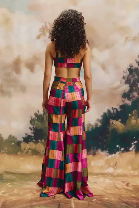 ZiP by Payal & Zinal Mosaic Wide Leg Pant 