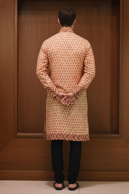 Char Chaand Ikat Classic Kurta 