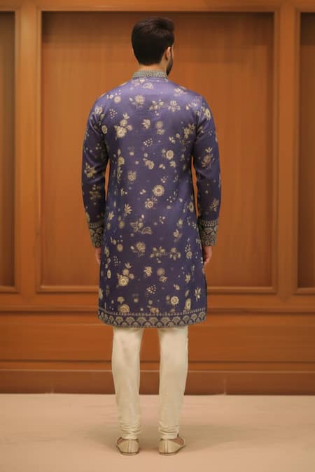 Char Chaand Floral Heritage Kurta 