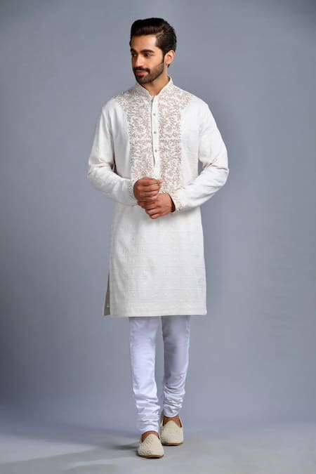 Char Chaand Cotton Embroidered Kurta 