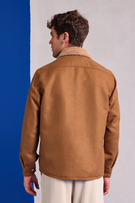 Zazu Suede Collared Jacket 