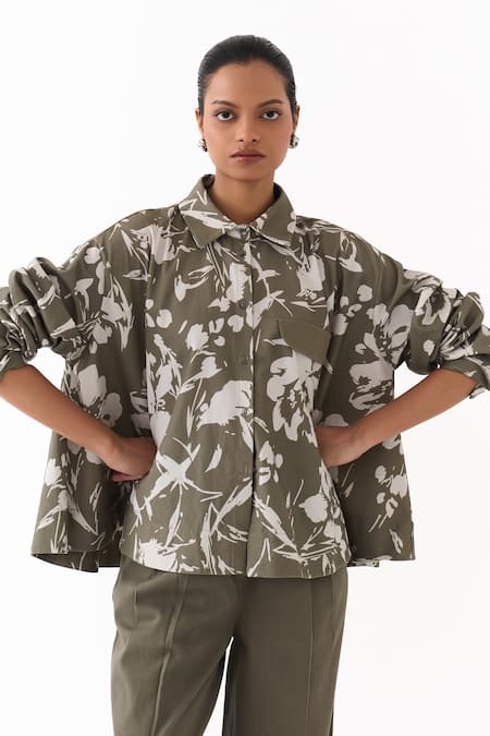 Three Floral Print Shirt 