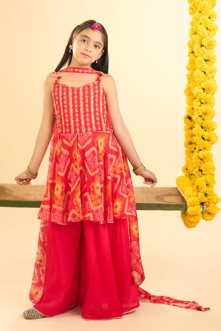 Petite Pomme Hand Work Kurta Set