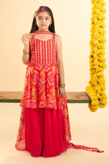 Petite Pomme Hand Work Kurta Set