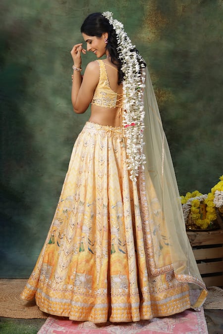 Archana Kochhar Floral Pattern Lehenga Set