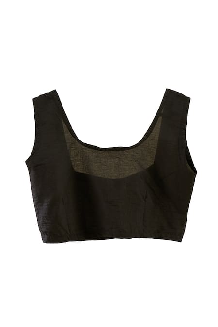 Buy_Naintara Bajaj_Black Viscose, Cotton Mirrors Round , Scoop Work Kaftan Set _Online_at_Aza_Fashions