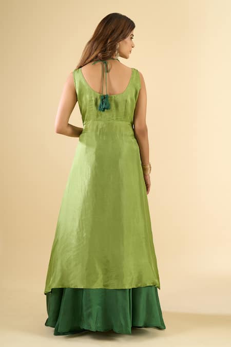 Naintara Bajaj Mehreen Gota Patti Work Kurta Set 