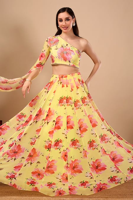 Damoiselle Soleil Bloom Printed Lehenga Set 