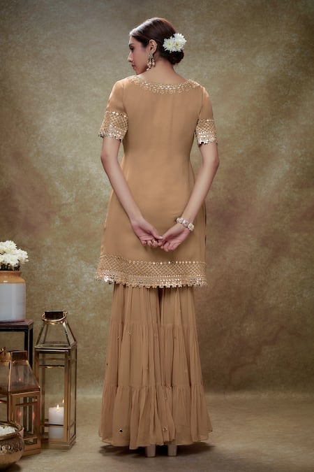 Renee label Azalea Embroidered Sharara Set 