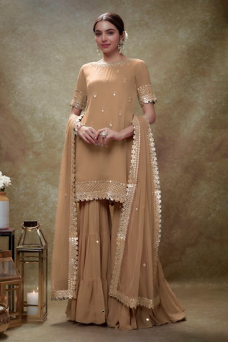 Renee label Azalea Embroidered Sharara Set 