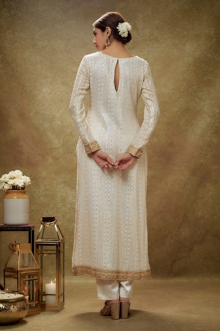 Renee label Sequin Work Kurta Pant Set 