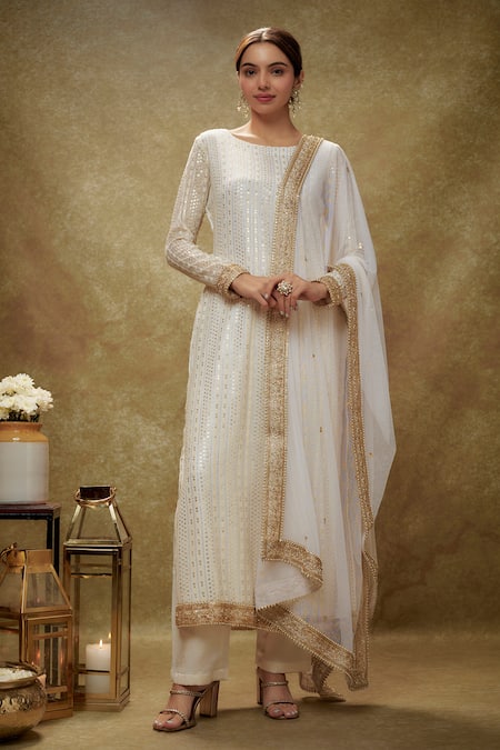 Renee label Sequin Work Kurta Pant Set 