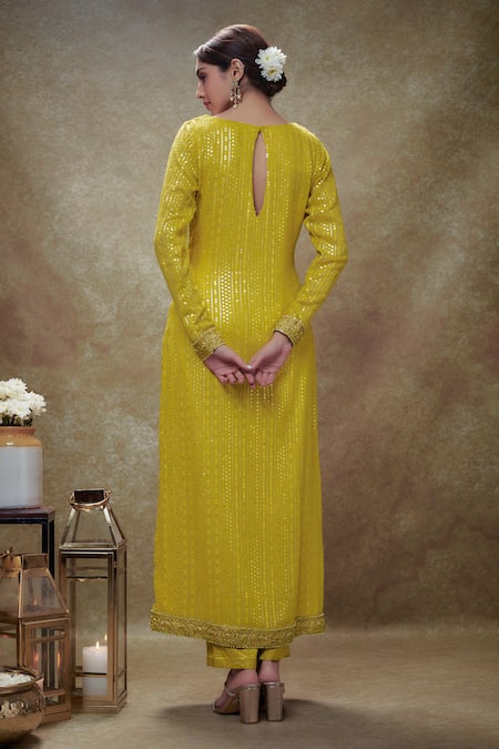 Renee label Ziinia Sequin Work Kurta Set 