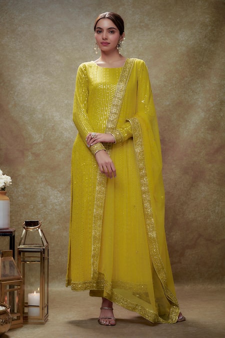 Renee label Ziinia Sequin Work Kurta Set 