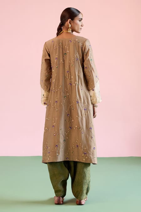 Naaz By Noor Jor Baagh Badami Kurta Set 