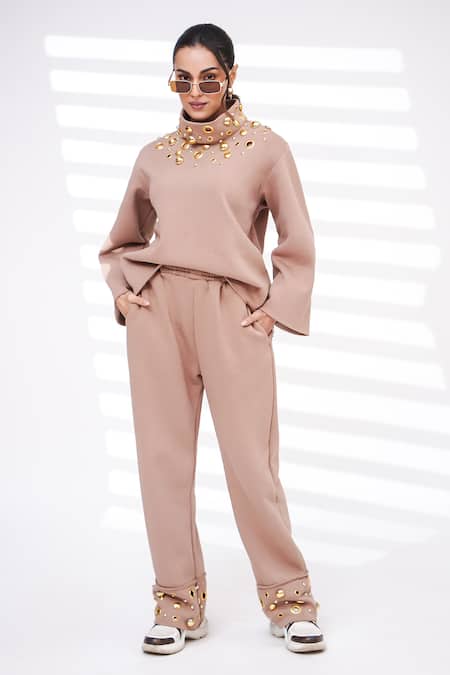 The Episode Embellished Sweatshirt & Pant Set 