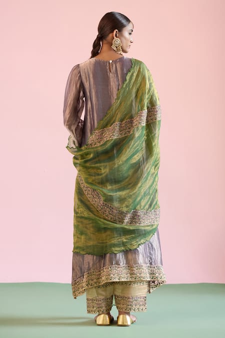 Naaz By Noor Jor Baagh Tissue Organza Kurta Set 