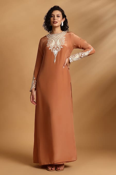 GOLDN Hand Embroidered Kaftan 