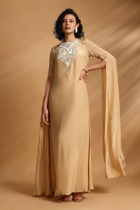 GOLDN Hand Embroidered Dress 