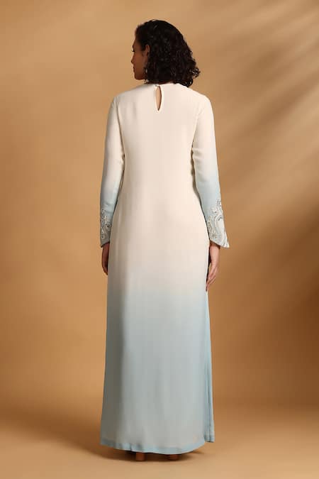 GOLDN Ombre Hand Embroidered Kaftan 