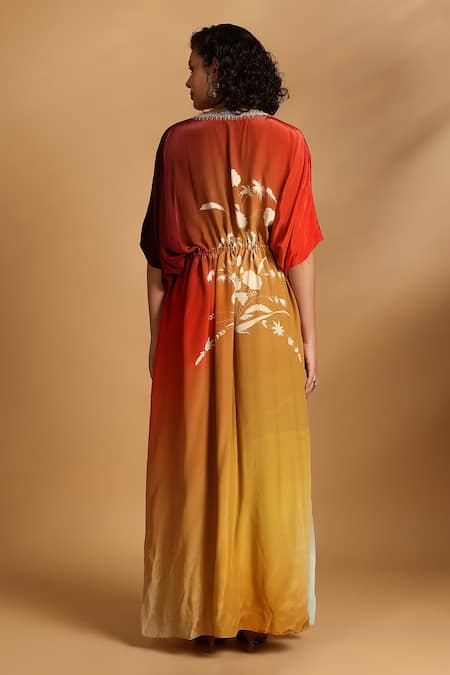 GOLDN Ombre Printed Kaftan 