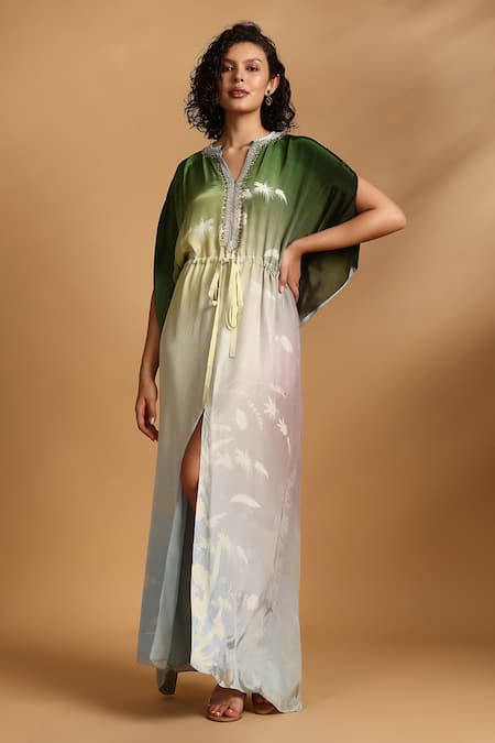 GOLDN Ombre Printed Kaftan 