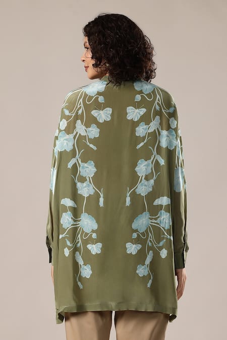 GOLDN Printed Shirt Tunic 