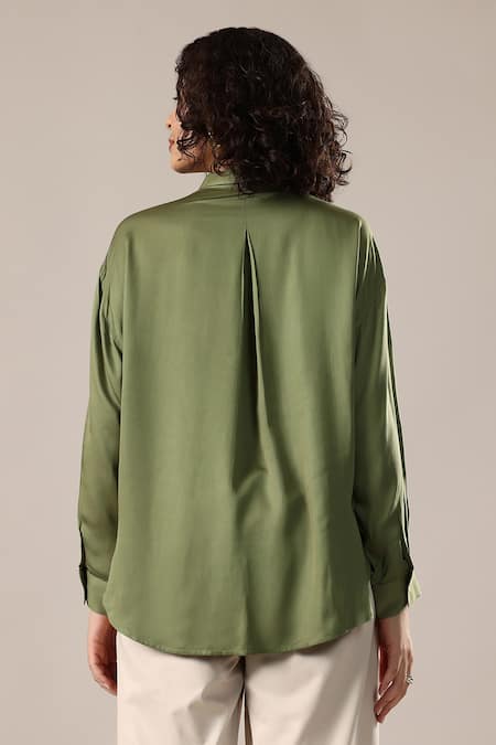 GOLDN Floral Embroidered Shirt 