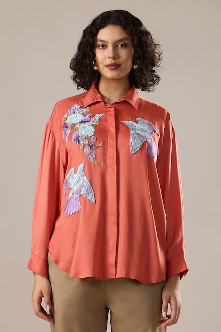 GOLDN Hand Embroidered Shirt 