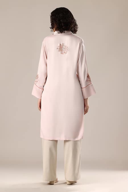 GOLDN Embroidered Kurta & Trouser Set 