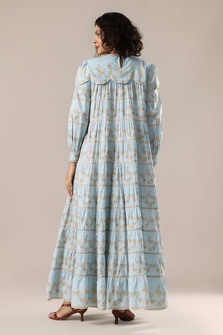 GOLDN Silk Chanderi Dress 