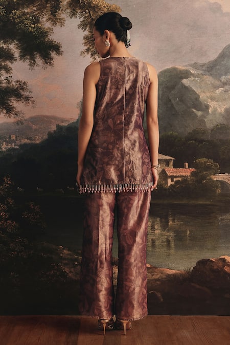 Payal & Zinal Paisley Tissue Kurta Set 