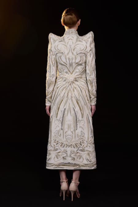 Samant Chauhan Embroidered Dress 