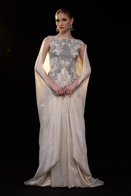 Samant Chauhan Embroidered Gown 