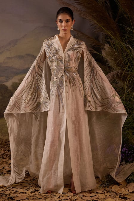 Samant Chauhan Hand Embroidered Cape 