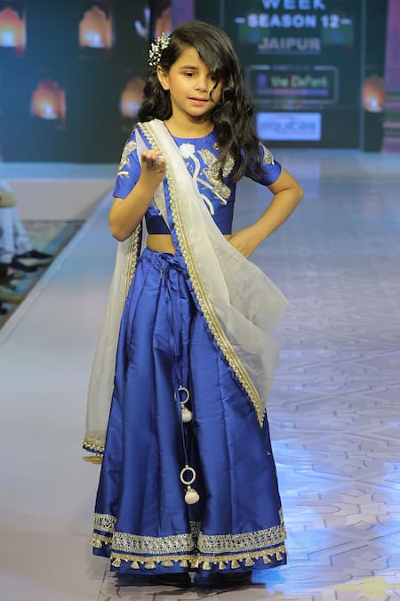 Yuvraani Jaipur Embroidered Blouse Lehenga Set 