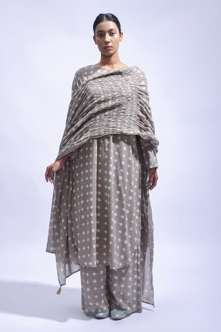 JAYATI GOENKA Mud Block Printed Kurta Set 