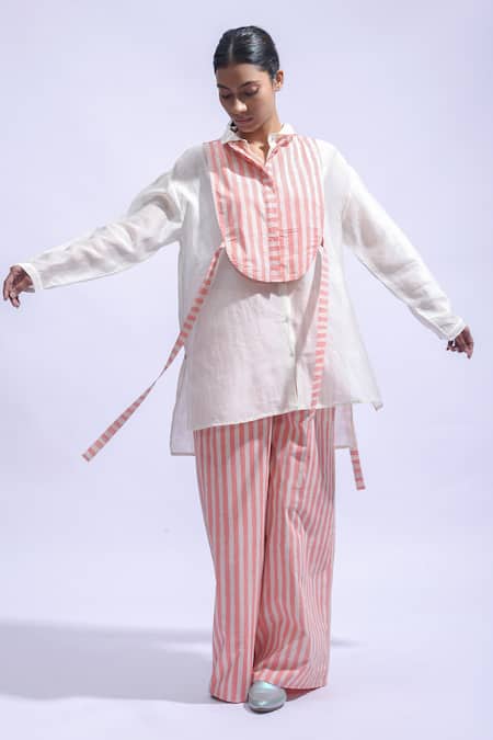 JAYATI GOENKA Plain Shirt & Trousers Set 