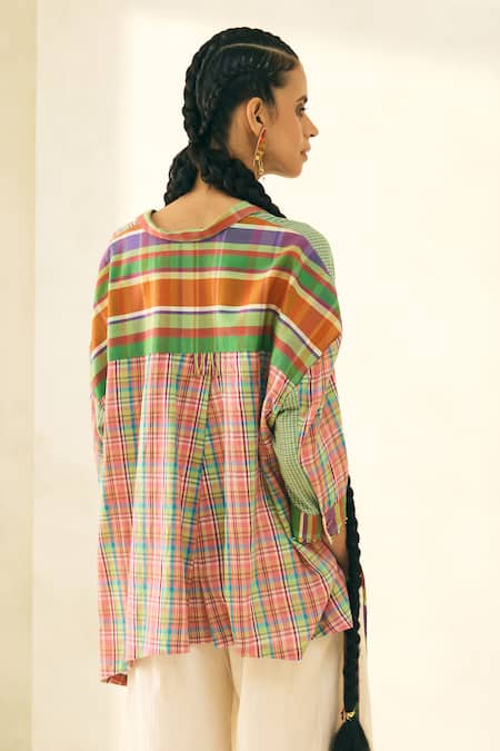 Swatti Kapoor Jimmy Checkered Shirt 