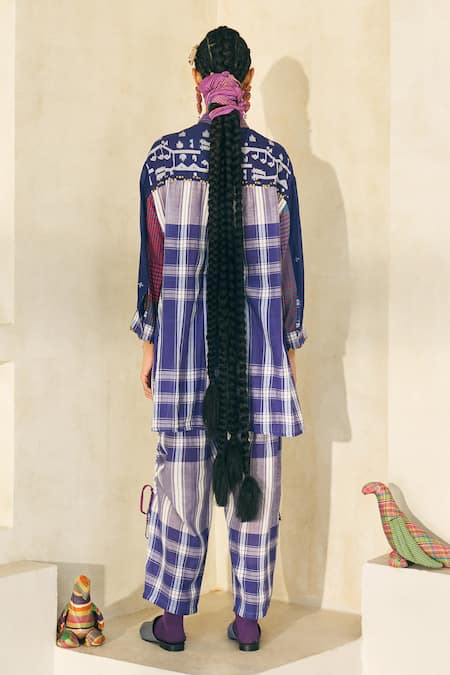 Swatti Kapoor Peter Checkered Pant Set