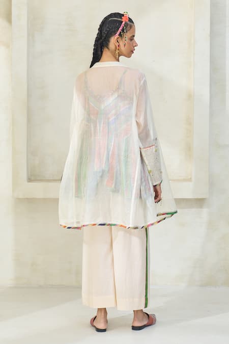 Swatti Kapoor Romy Sheer Overlay & Pant Set