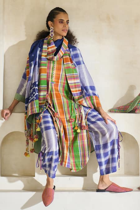 Swatti Kapoor Ross Checkered Stole 