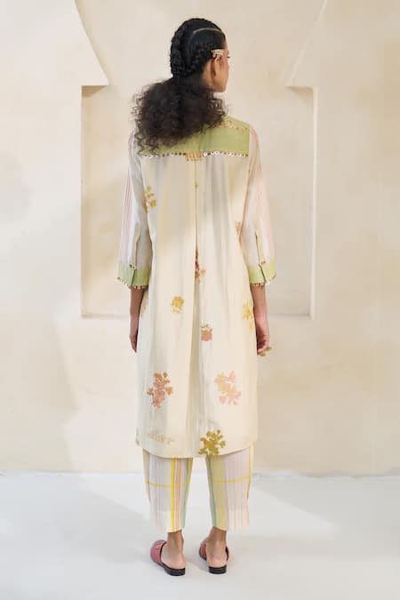 Swatti Kapoor Jinger Handwoven Chanderi Kurta Set