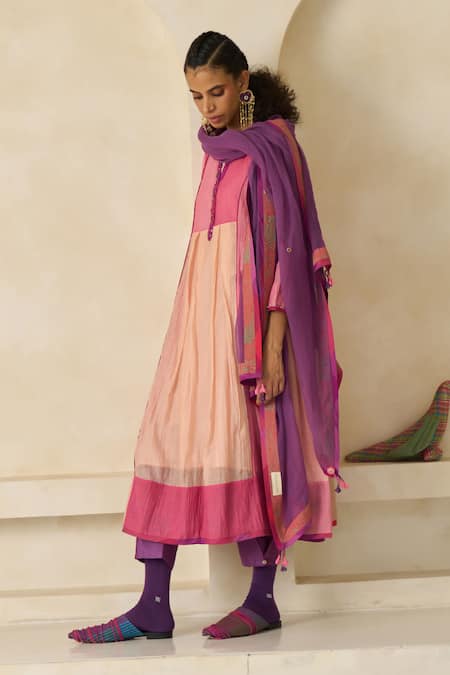 Swatti Kapoor Jack Handwoven Kota Cotton Dupatta 