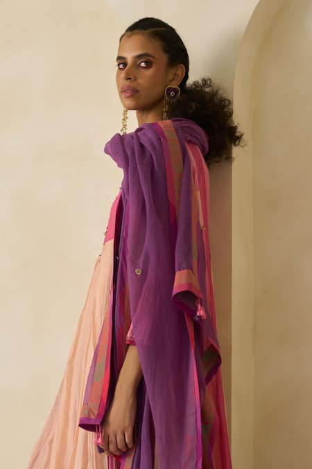 Swatti Kapoor Jack Handwoven Kota Cotton Dupatta 