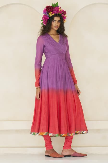 Swatti Kapoor Emily Handwoven Chanderi Kurta